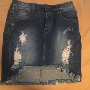 jean skirt ❤️